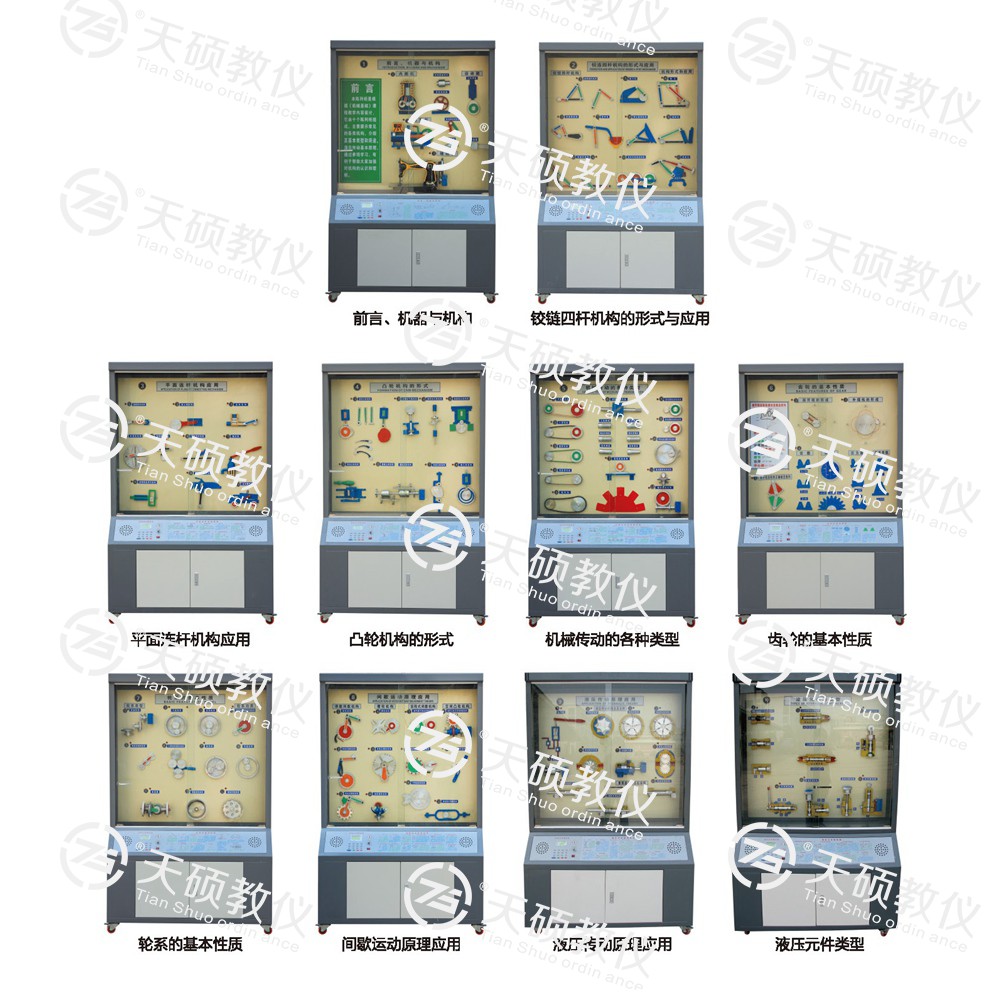 TSSMB-1型 機械基礎陳列柜（10個分柜，帶智能語音講解）